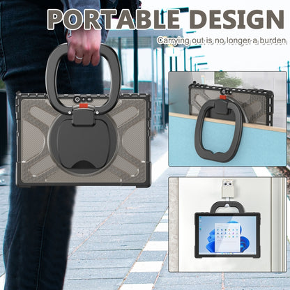 For MicroSoft Surface Pro 4 / 5 / 6 / 7 TPU + PC Tablet Case(Tea Color) by bashfashion