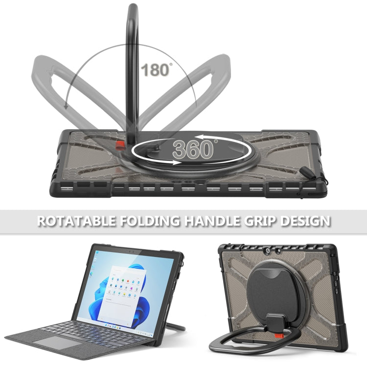 For MicroSoft Surface Pro 4 / 5 / 6 / 7 TPU + PC Tablet Case(Tea Color) by bashfashion