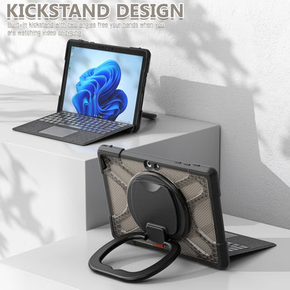 For MicroSoft Surface Go 1 / 2 / 3 TPU + PC Tablet Case(Tea Color) by bashfashion