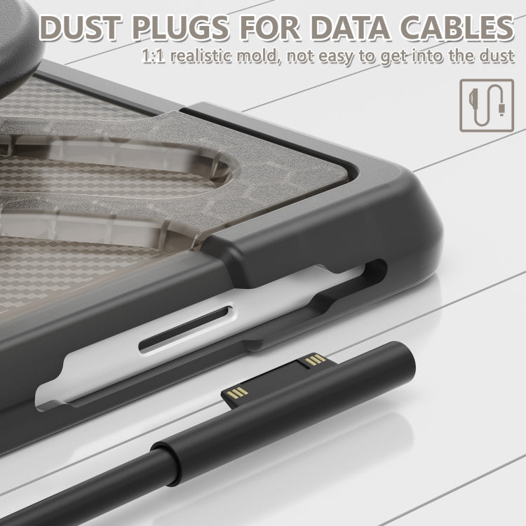 For MicroSoft Surface Go 1 / 2 / 3 TPU + PC Tablet Case(Tea Color) by bashfashion