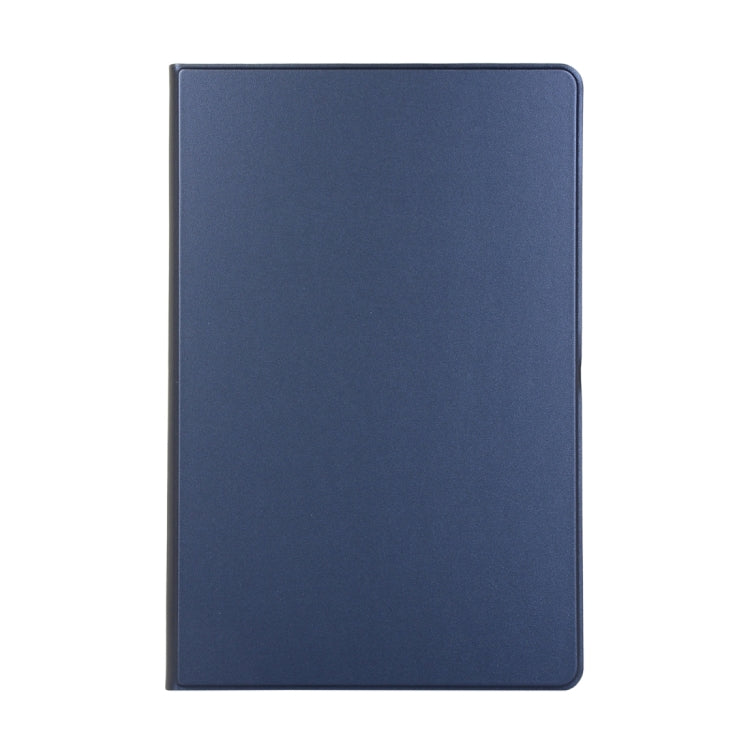 For Samsung Galaxy Tab S8 Ultra Elasticity Leather Tablet Case with Holder(Dark Blue) by bashfashion