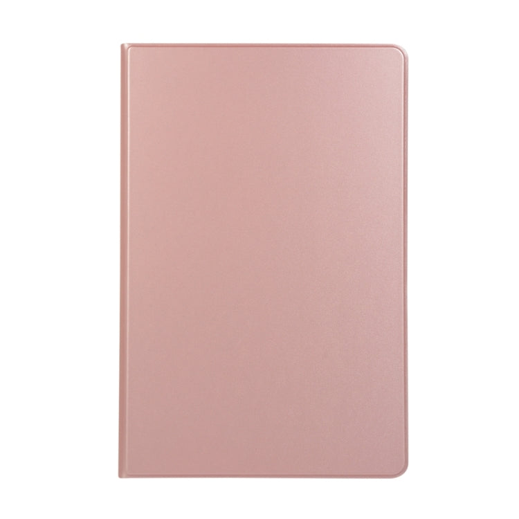 For Samsung Galaxy Tab S8 Ultra Elasticity Leather Tablet Case with Holder(Rose Gold) by bashfashion