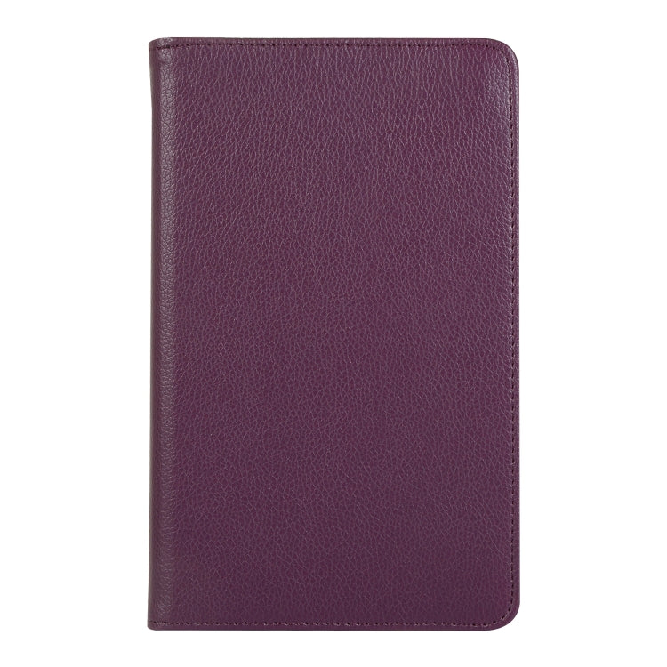 For Lenovo Legion Y700 Litchi Texture 360 Degrees Rotation Leather Tablet Case with Holder(Purple) by bashfashion