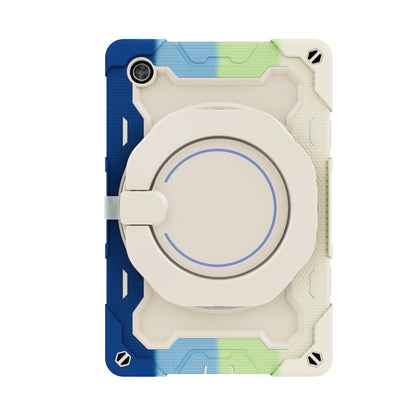 For Lenovo Tab M10 HD Gen 2 X306 Armor Contrast Color Silicone + PC Tablet Case(Colorful Blue) by bashfashion