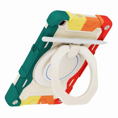 For Samsung Galaxy Tab A 8.0 2019 SM-T290 Armor Contrast Color Silicone + PC Tablet Case(Colorful Red) by bashfashion