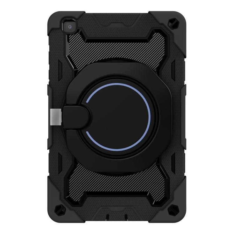 For Samsung Galaxy Tab A 8.0 2019 SM-T290 Armor Contrast Color Silicone + PC Tablet Case(Black) by bashfashion