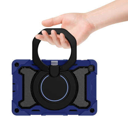 For Samsung Galaxy Tab A 8.0 2019 SM-T290 Armor Contrast Color Silicone + PC Tablet Case(Black) by bashfashion