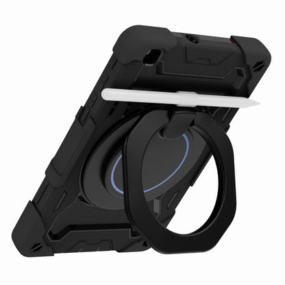 For Samsung Galaxy Tab A 8.0 2019 SM-T290 Armor Contrast Color Silicone + PC Tablet Case(Black) by bashfashion