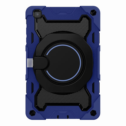 For Samsung Galaxy Tab A 8.0 2019 SM-T290 Armor Contrast Color Silicone + PC Tablet Case(Navy Blue) by bashfashion