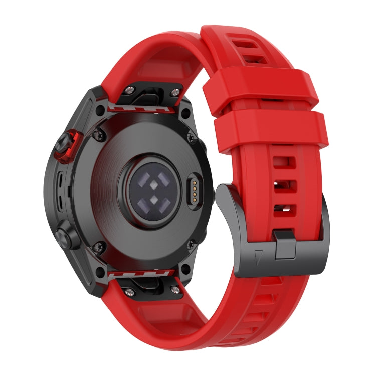 For Garmin Fenix 7 Quick Release Silicone Watch Band(Red) by bashfashion