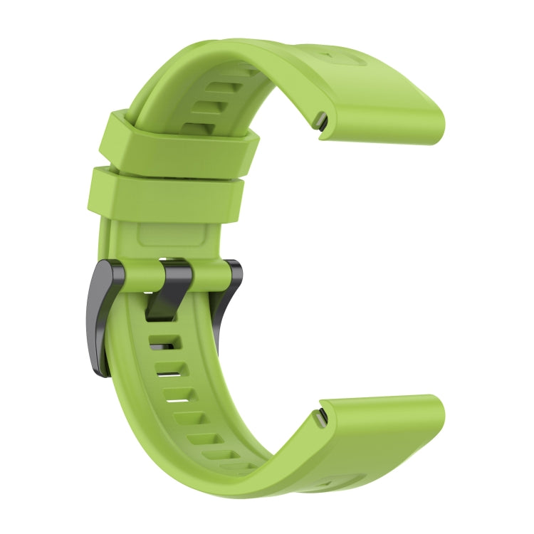 For Garmin Fenix 7 Quick Release Silicone Watch Band(Green) by bashfashion