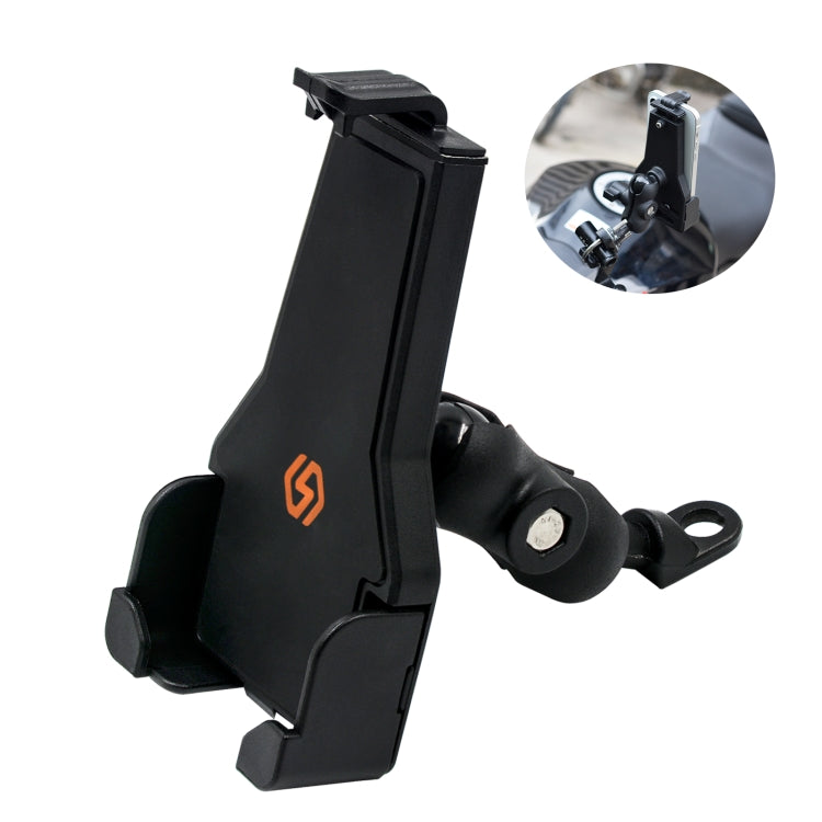 WUPP CS-1287A1 Motorcycle Bike Triangle Fixed Mobile Phone Holder(Black) by WUPP