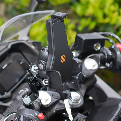 WUPP CS-1287A1 Motorcycle Bike Triangle Fixed Mobile Phone Holder(Black) by WUPP