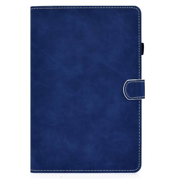 For Samsung Galaxy Tab S8 / S7 Cowhide Texture Smart Leather Tablet Case(Blue) by bashfashion