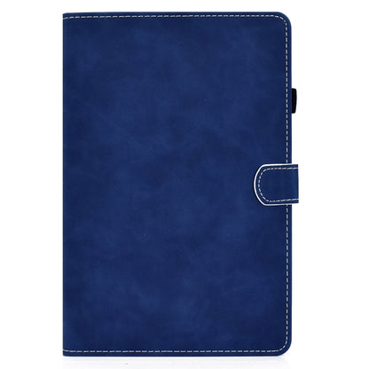For Samsung Galaxy Tab S8 / S7 Cowhide Texture Smart Leather Tablet Case(Blue) by bashfashion