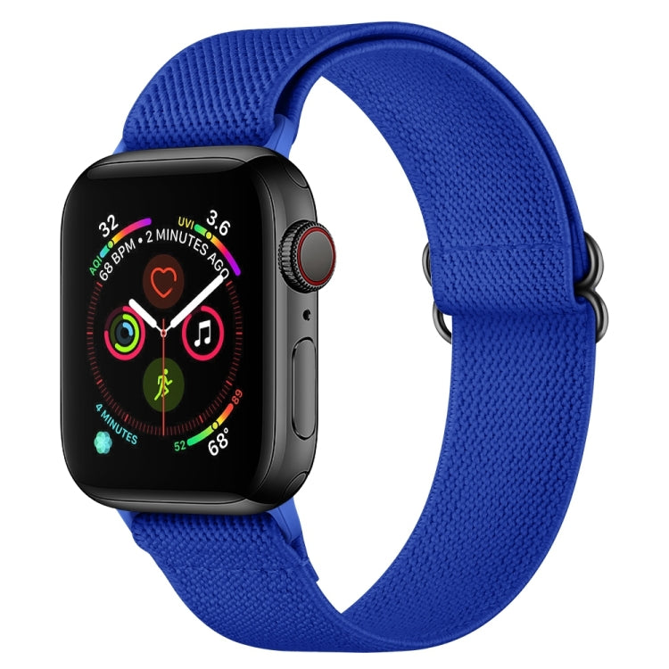 Polyester Nylon Watch Band For Apple Watch Ultra 49mm&Watch Ultra 2 49mm / Series 9&8&7 45mm / SE 3&SE 2&6&SE&5&4 44mm / 3&2&1 42mm(Royal Blue) by bashfashion