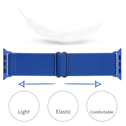 Polyester Nylon Watch Band For Apple Watch Ultra 49mm&Watch Ultra 2 49mm / Series 9&8&7 45mm / SE 3&SE 2&6&SE&5&4 44mm / 3&2&1 42mm(Royal Blue) by bashfashion