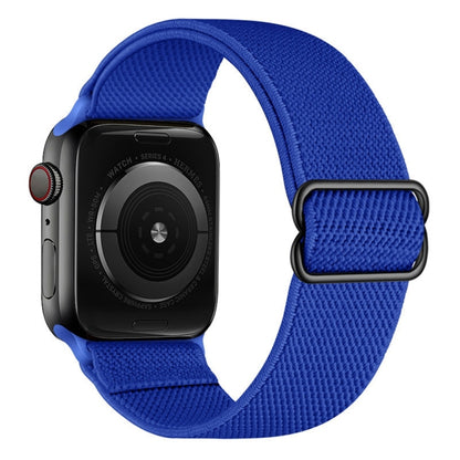 Polyester Nylon Watch Band For Apple Watch Ultra 49mm&Watch Ultra 2 49mm / Series 9&8&7 45mm / SE 3&SE 2&6&SE&5&4 44mm / 3&2&1 42mm(Royal Blue) by bashfashion