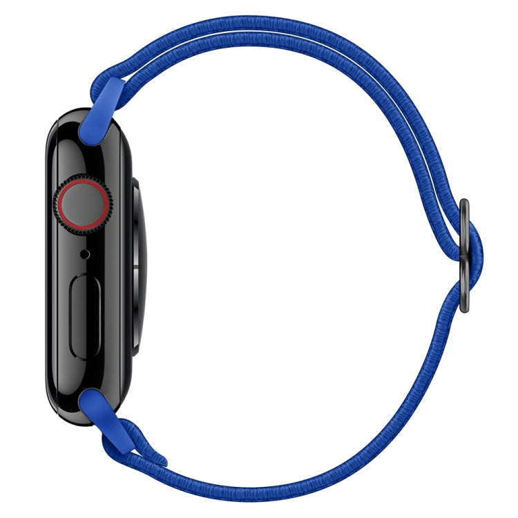 Polyester Nylon Watch Band For Apple Watch Ultra 49mm&Watch Ultra 2 49mm / Series 9&8&7 45mm / SE 3&SE 2&6&SE&5&4 44mm / 3&2&1 42mm(Royal Blue) by bashfashion