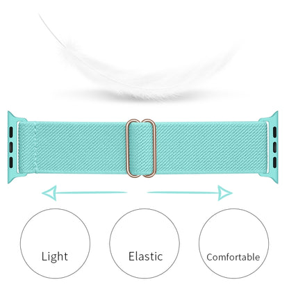 Polyester Nylon Watch Band For Apple Watch Ultra 49mm&Watch Ultra 2 49mm / Series 9&8&7 45mm / SE 3&SE 2&6&SE&5&4 44mm / 3&2&1 42mm(Emerald Green) by bashfashion