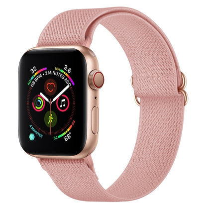 Polyester Nylon Watch Band For Apple Watch Ultra 49mm&Watch Ultra 2 49mm / Series 9&8&7 45mm / SE 3&SE 2&6&SE&5&4 44mm / 3&2&1 42mm(Incarnadine Pink) by bashfashion