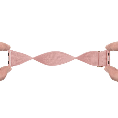 Polyester Nylon Watch Band For Apple Watch Ultra 49mm&Watch Ultra 2 49mm / Series 9&8&7 45mm / SE 3&SE 2&6&SE&5&4 44mm / 3&2&1 42mm(Incarnadine Pink) by bashfashion