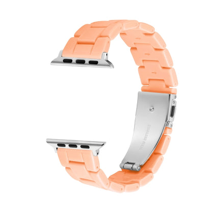 Candy Color Three-Bead Watch Band For Apple Watch Ultra 49mm&Watch Ultra 2 49mm / Series 9&8&7 45mm / SE 3&SE 2&6&SE&5&4 44mm / 3&2&1 42mm(Apricot Orange) by bashfashion
