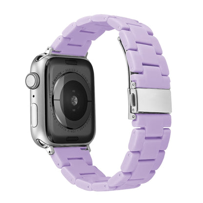Candy Color Three-Bead Watch Band For Apple Watch Ultra 49mm&Watch Ultra 2 49mm / Series 9&8&7 45mm / SE 3&SE 2&6&SE&5&4 44mm / 3&2&1 42mm(Purple) by bashfashion