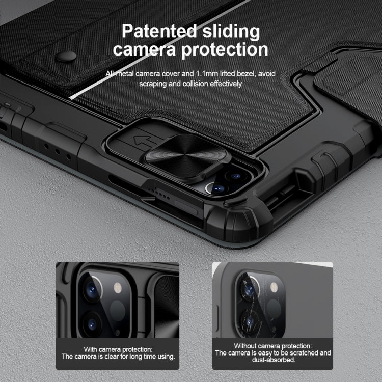 For iPad Air 10.9 2020 / Air 4 / Air 5 / Pro 11 2020 / 2021 / 2022 NILLKIN Bluetooth Touch Keyboard Smart Tablet Case(Black) by NILLKIN