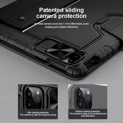 For iPad Air 10.9 2020 / Air 4 / Air 5 / Pro 11 2020 / 2021 / 2022 NILLKIN Bluetooth Touch Keyboard Smart Tablet Case(Black) by NILLKIN