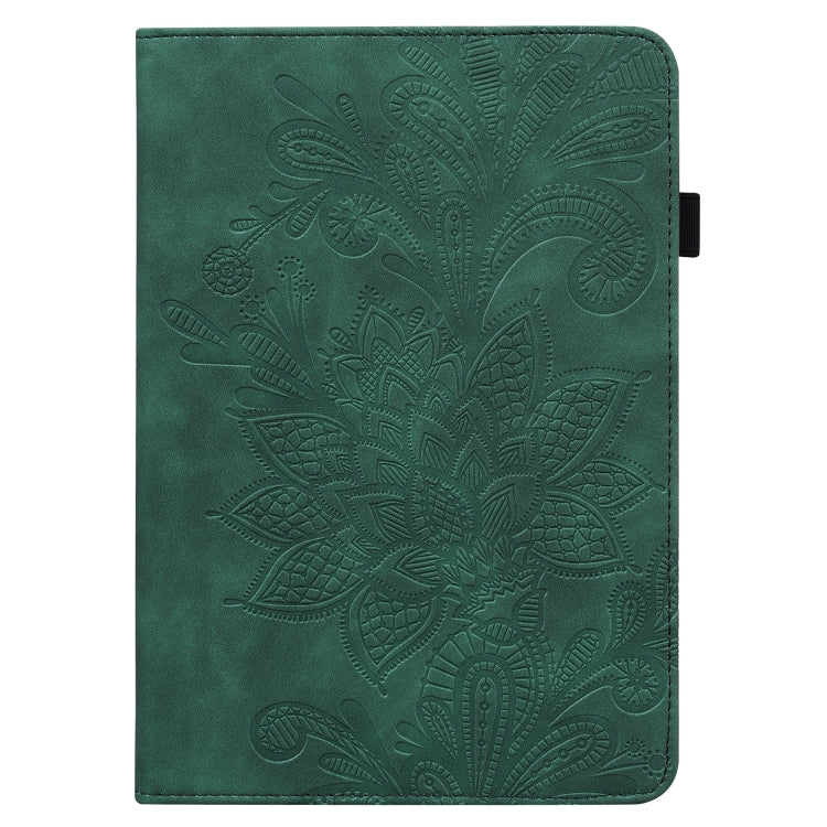 Lace Flower Embossing Pattern Leather Tablet Case For Samsung Galaxy Tab S8(Green) by bashfashion
