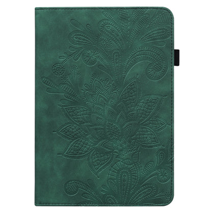 Lace Flower Embossing Pattern Leather Tablet Case For Samsung Galaxy Tab S8(Green) by bashfashion
