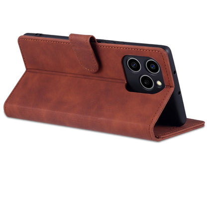 For Honor 60 SE AZNS Skin Feel Calf Texture Horizontal Flip Leather Phone Case(Brown) by AZNS