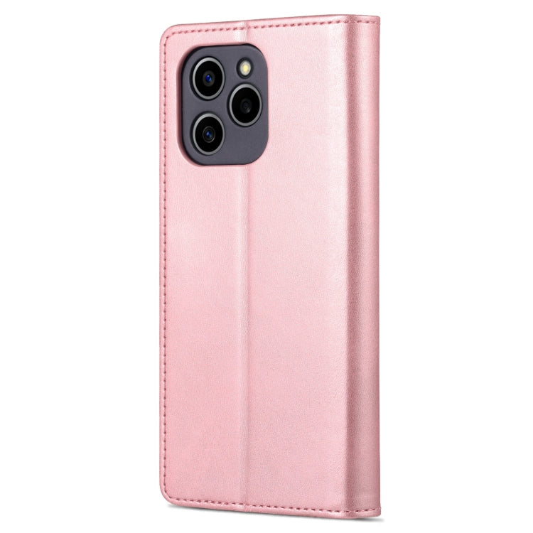 For Honor 60 SE AZNS Skin Feel Calf Texture Horizontal Flip Leather Phone Case(Rose Gold) by AZNS
