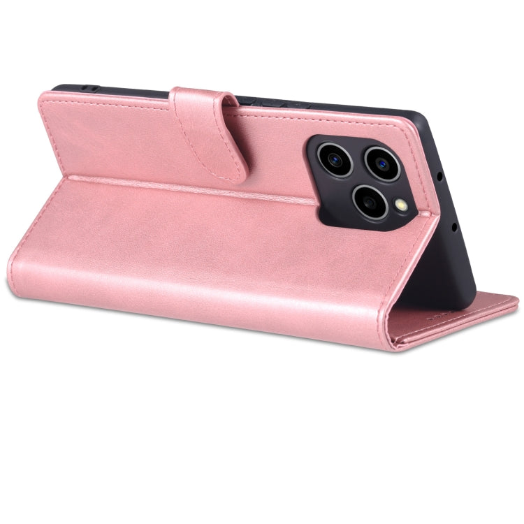 For Honor 60 SE AZNS Skin Feel Calf Texture Horizontal Flip Leather Phone Case(Rose Gold) by AZNS