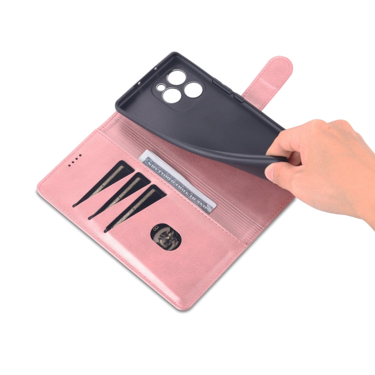 For Honor 60 SE AZNS Skin Feel Calf Texture Horizontal Flip Leather Phone Case(Rose Gold) by AZNS