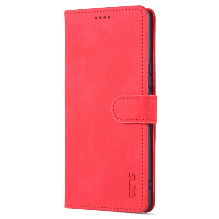 For Honor 60 SE AZNS Skin Feel Calf Texture Horizontal Flip Leather Phone Case(Red) by AZNS