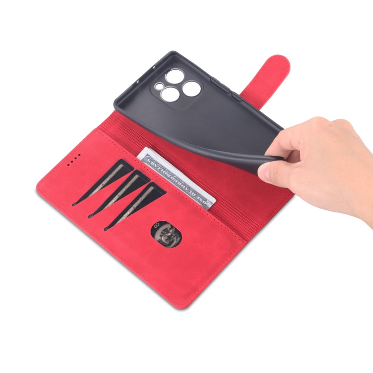 For Honor 60 SE AZNS Skin Feel Calf Texture Horizontal Flip Leather Phone Case(Red) by AZNS