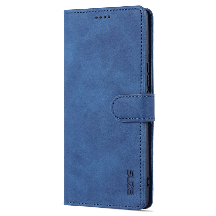 For Honor 60 SE AZNS Skin Feel Calf Texture Horizontal Flip Leather Phone Case(Blue) by AZNS