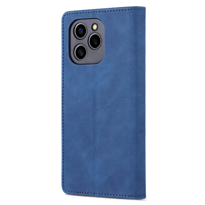 For Honor 60 SE AZNS Skin Feel Calf Texture Horizontal Flip Leather Phone Case(Blue) by AZNS