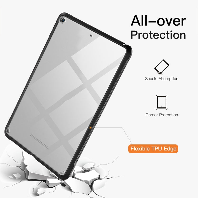 PC+TPU Transparent Shockproof Tablet Case For iPad mini 2019(Black) by bashfashion