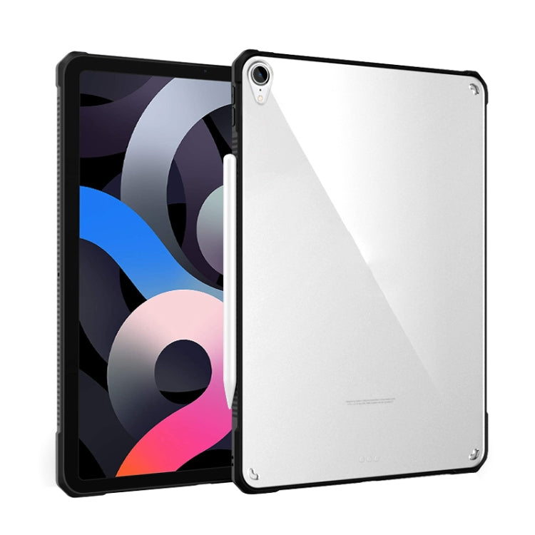 PC+TPU Transparent Shockproof Tablet Case For iPad Air 2020 / 2022(Black) by bashfashion