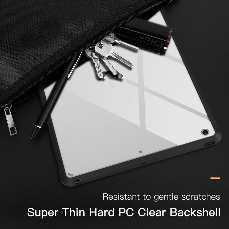 PC+TPU Transparent Shockproof Tablet Case For iPad Air 2020 / 2022(Black) by bashfashion