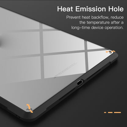 PC+TPU Transparent Shockproof Tablet Case For iPad Air 2020 / 2022(Black) by bashfashion