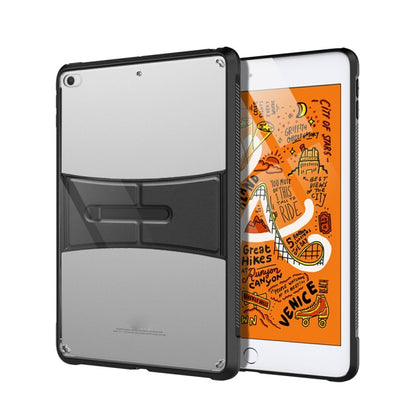 PC+TPU Transparent Holder Tablet Case For iPad mini 2019(Black) by bashfashion