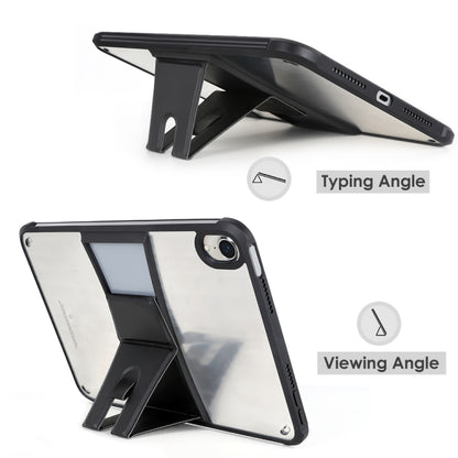 PC+TPU Transparent Holder Tablet Case For iPad mini 2019(Black) by bashfashion
