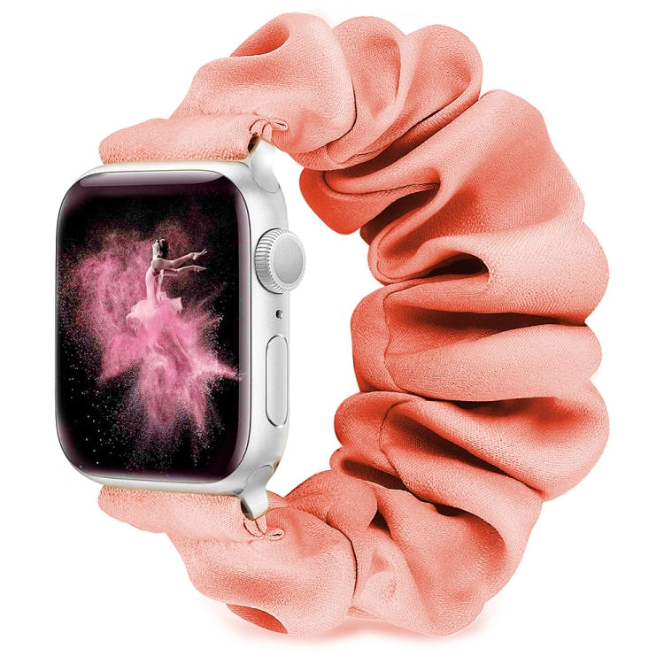 Single Loop Elasticity Watch Band For Apple Watch Ultra 49mm&Watch Ultra 2 49mm / Series 9&8&7 45mm / SE 3&SE 2&6&SE&5&4 44mm / 3&2&1 42mm(Light Red) by bashfashion