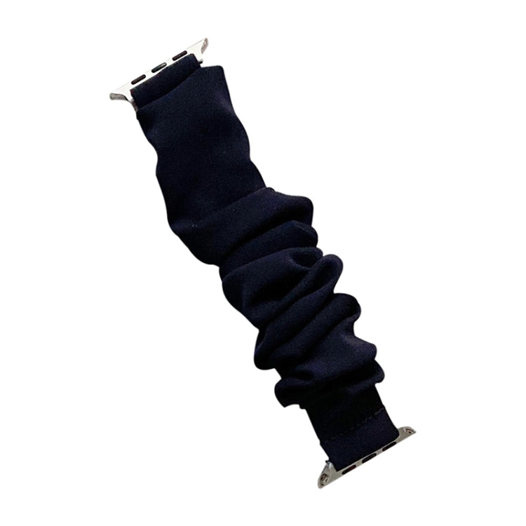 Single Loop Elasticity Watch Band For Apple Watch Ultra 49mm&Watch Ultra 2 49mm / Series 9&8&7 45mm / SE 3&SE 2&6&SE&5&4 44mm / 3&2&1 42mm(Black) by bashfashion