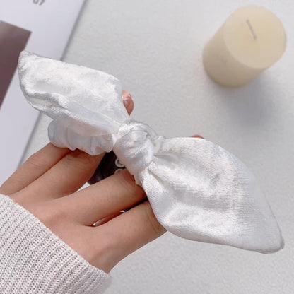 Single Loop Elasticity Cloth Watch Band For Apple Watch Ultra 49mm&Watch Ultra 2 49mm / Series 9&8&7 45mm / SE 3&SE 2&6&SE&5&4 44mm / 3&2&1 42mm(White) by bashfashion