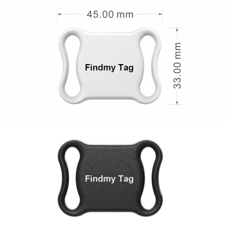 Findmy Tag Special Shape Smart Bluetooth Anti- lost Alarm Locator Tracker(White) by bashfashion